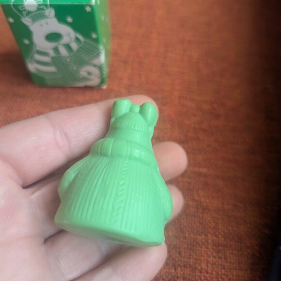 Avon Holiday Ornament Reindeer Soap Christmas 1 oz NEW Green - Picture 6 of 6